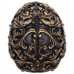 Crne gothique victorien  motifs baroques dors (19cm)