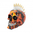 Crane motif flammes infernales à crête en balle (18.5 cm)