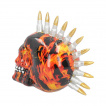 Crane motif flammes infernales à crête en balle (18.5 cm)