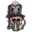 Crne steampunk avec chapeau haut de forme et masque  gaz - 19.5cm