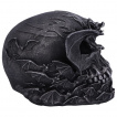 Crane vampire sombre décoré de chauves-souris (19cm)