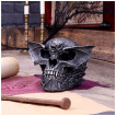 Crane vampire sombre décoré de chauves-souris (19cm)