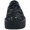 Creepers femme gothiques noires dentelles - Industrial Punk