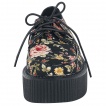 Creepers femme rtro florales - Industrial Punk