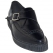 Creepers homme en cuir noir - Industrial Punk