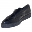 Creepers homme en cuir noir - Industrial Punk