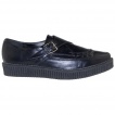 Creepers homme en cuir noir - Industrial Punk