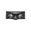 Culotte gothique Jawbreaker noire à imprimé ésotérique avec dentelle