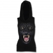 Débardeur capuche femme à panthère noire tribale