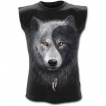 Débardeur homme avec loup inspiration Yin et Yang