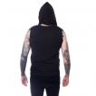 Dbardeur homme capuche et spikes SLEAT TOP - Chemical Black