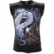Débardeur homme à femme ange et démon en duel style Yin et Yang