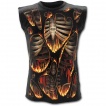 Débardeur homme gothique à effet combustion spontanée