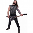 Débardeur homme imitation tenue gothique Metal Biker