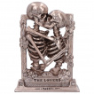 Décoration représentant un couple de squelette s'embrassant (20,5cm)