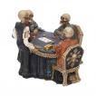 Dcoration squelettes jouant au poker 