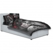 Drap housse double face (135x200cm) avec femme calavera + 2 taies d'oreiller