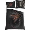 Housse de couverture  Dragon Majestueux double face (200x200cm) + 2 taies d'oreiller