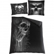 Housse de couverture SKULL SCROLL double face (200x200cm) + 2 taies d'oreiller