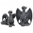 Ensemble de 2 figurines dragons 