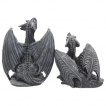 Ensemble de 2 figurines dragons 