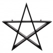 Etagère murale pentacle / pentagramme noir