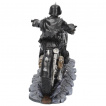 Figurine biker squelette sur moto dmoniaque - James Ryman - 20,5cm