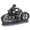 Figurine biker squelette sur moto démoniaque - James Ryman - 20,5cm