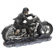 Figurine biker squelette sur moto dmoniaque - James Ryman - 20,5cm