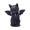 Figurine chat démoniaque à ailes de chauve-souris Malpuss