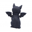 Figurine chat dmoniaque  ailes de chauve-souris Malpuss