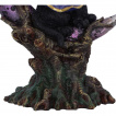 Figurine chat magicien sur arbre lunaire (18.5cm) - Nemesis Now