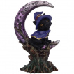 Figurine chat magicien sur arbre lunaire (18.5cm) - Nemesis Now