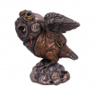 Figurine chouette aviatrice steampunk (10.5cm)