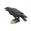 Figurine corbeau sur sa branche 