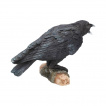 Figurine corbeau sur sa branche 