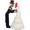 Figurine couple de Squelettes en train de se marier (13cm)