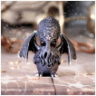 Figurine Culthulhu hybride  ailes de chauve-souris (10.3cm)