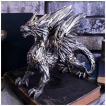 Figurine de dragon constitu d'ps des vaincus 