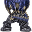 Figurine de Dragon violet sur une arche (15,5cm)