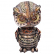 Figurine de hibou aspect mcanique steampunk (13.5cm)