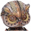 Figurine de hibou aspect mcanique steampunk (13.5cm)