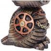 Figurine de hibou aspect mcanique steampunk (13.5cm)