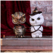 Figurine de hibou aspect mcanique steampunk (13.5cm)