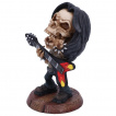 Figurine de squelette guitariste metal 