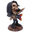 Figurine de squelette guitariste metal 