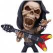 Figurine de squelette guitariste metal 