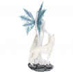 Figurine dcorative fe de la glace et ses loups (60,5 cm)