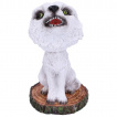 Figurine décorative loup blanc (11cm)