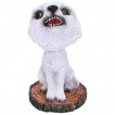 Figurine dcorative loup blanc (11cm)